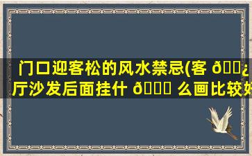 门口迎客松的风水禁忌(客 🌿 厅沙发后面挂什 🐝 么画比较好)